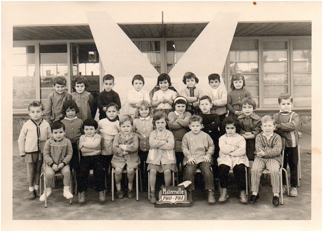 Une classe de C.P. – Année scolaire 1961-1962